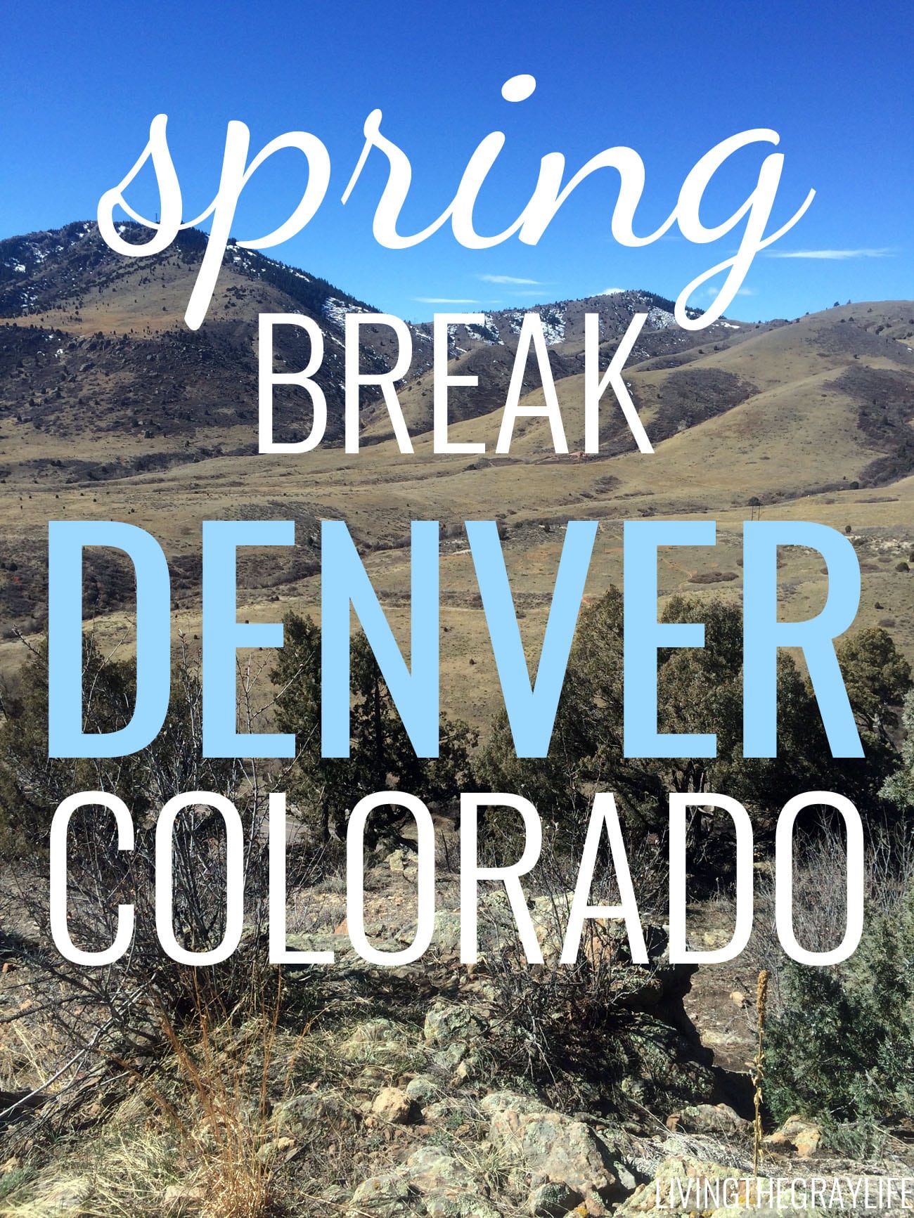 Spring Break Denver, Colorado Living the Gray Life