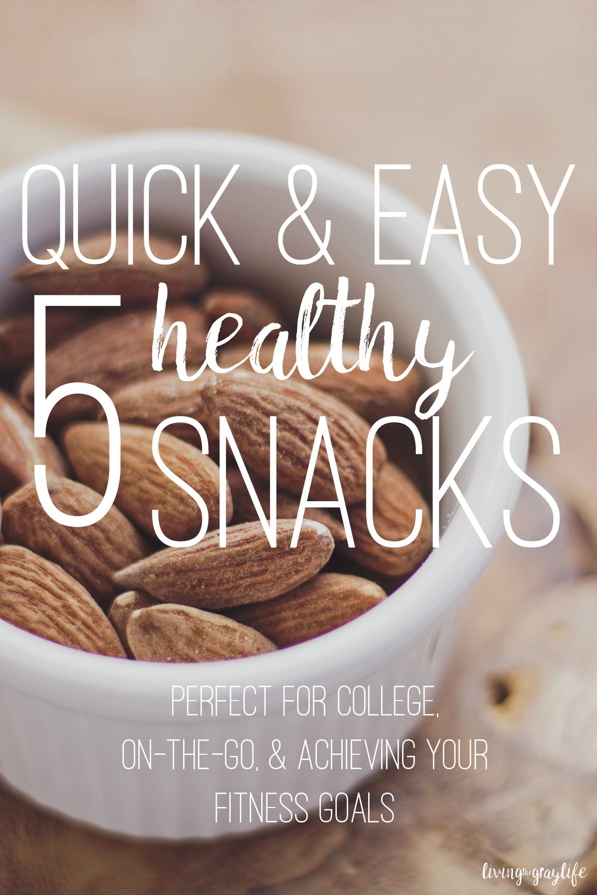 5 Healthy Snacks Ideas | Perfect for college students on a budget