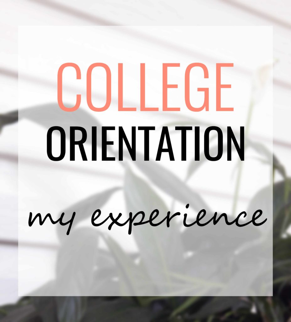 My College Orientation Experience