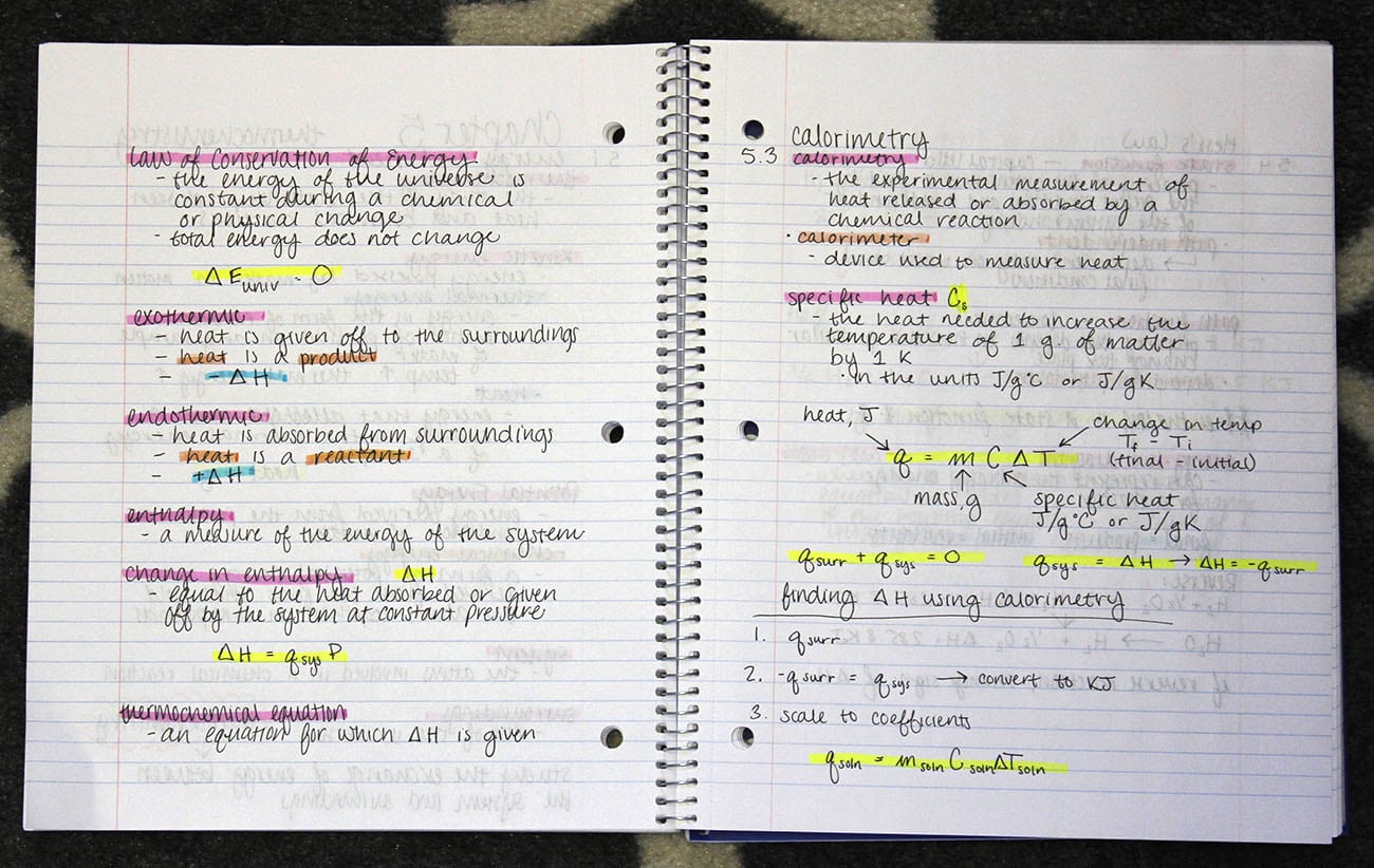 tips for note taking for college students