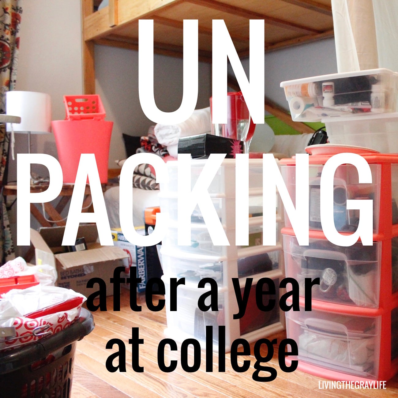 unpacking after college