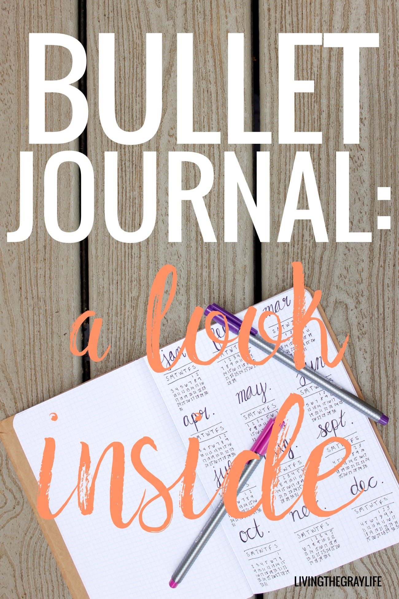 bullet journal for beginners a look inside