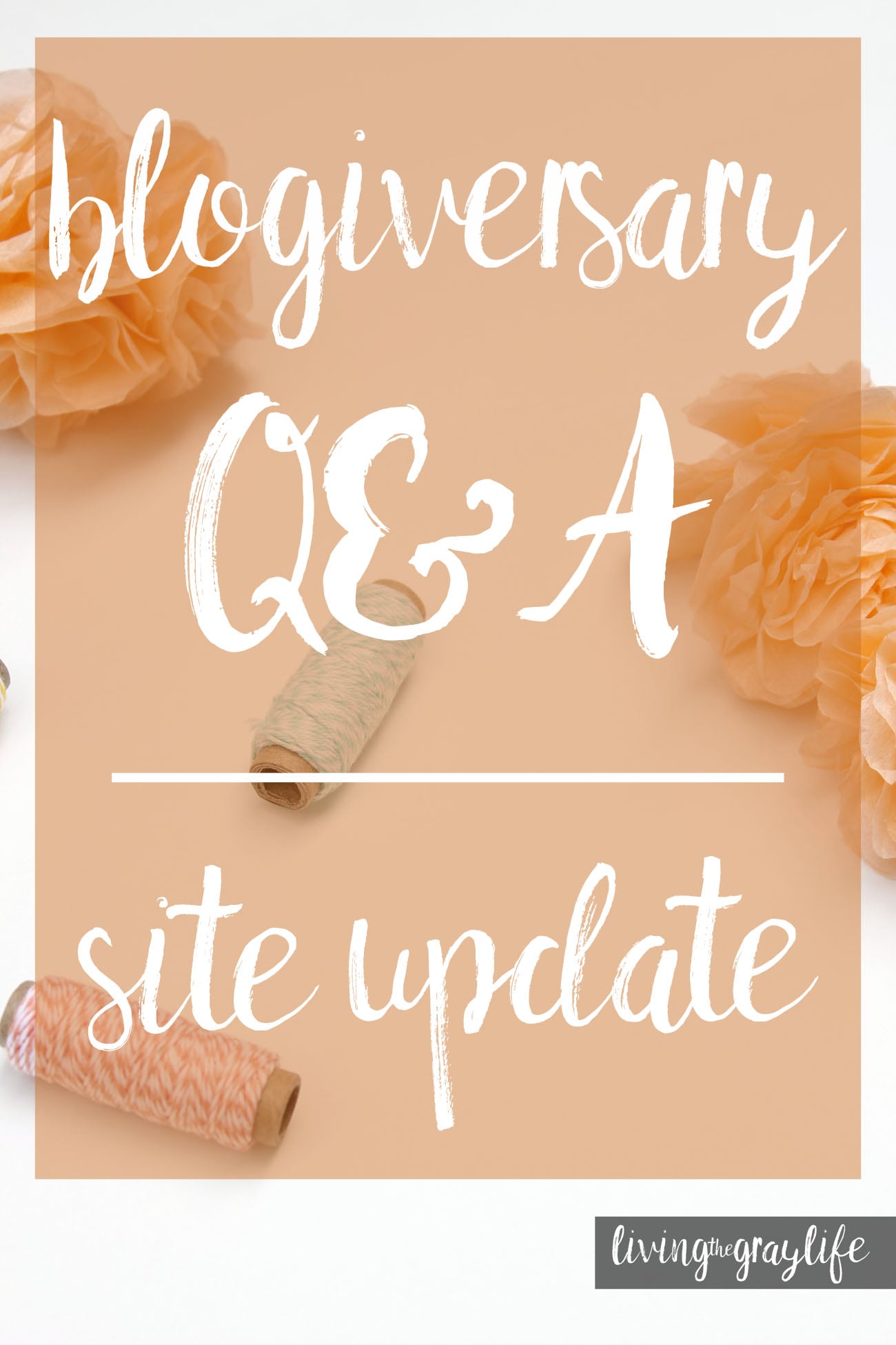blogiversary Q&A and site update