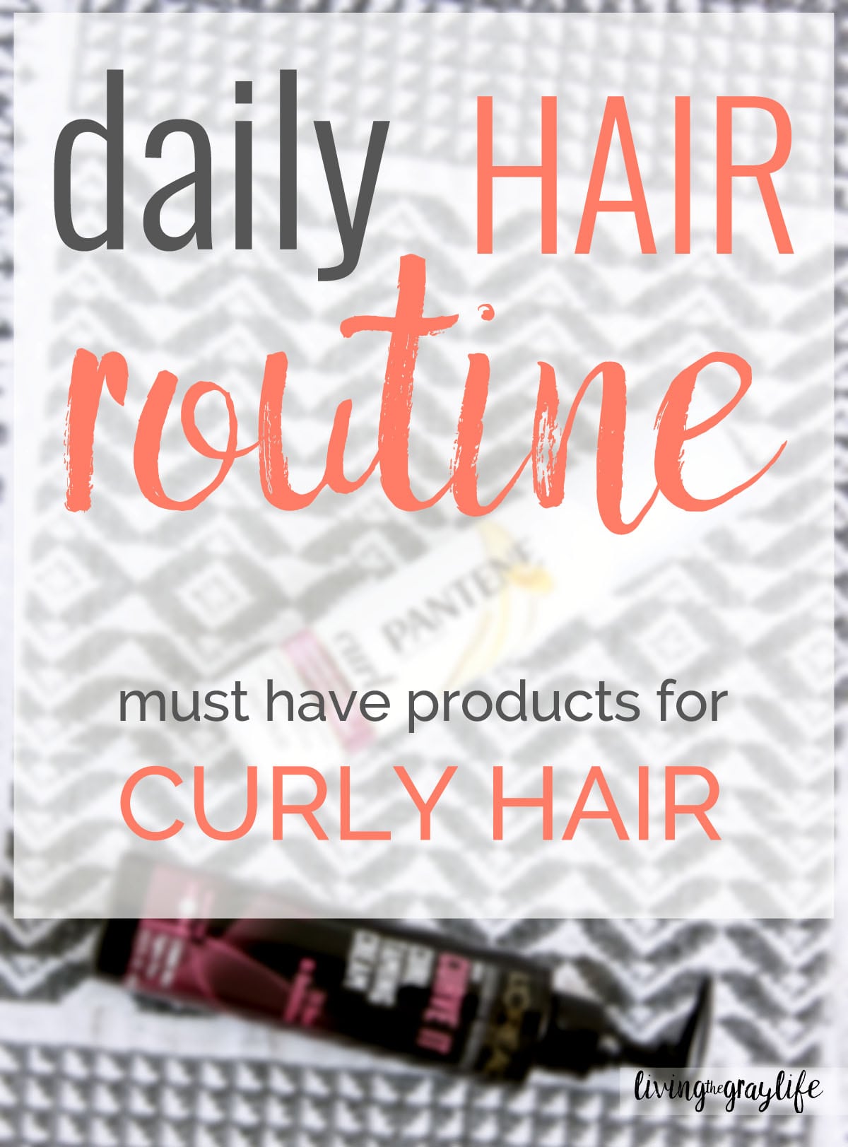 Daily curly hair routine - products & techniques