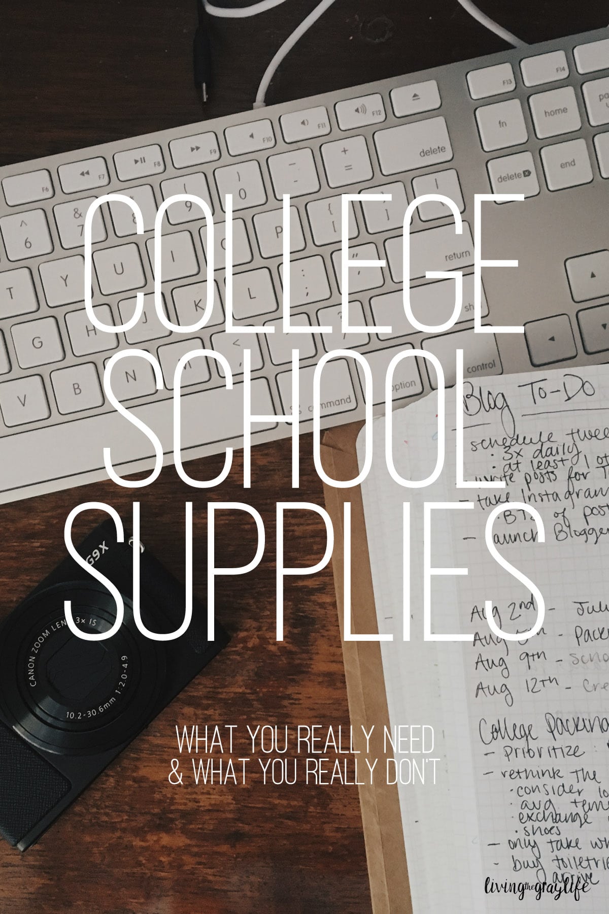 College School Supplies | What you really need and what you really don't