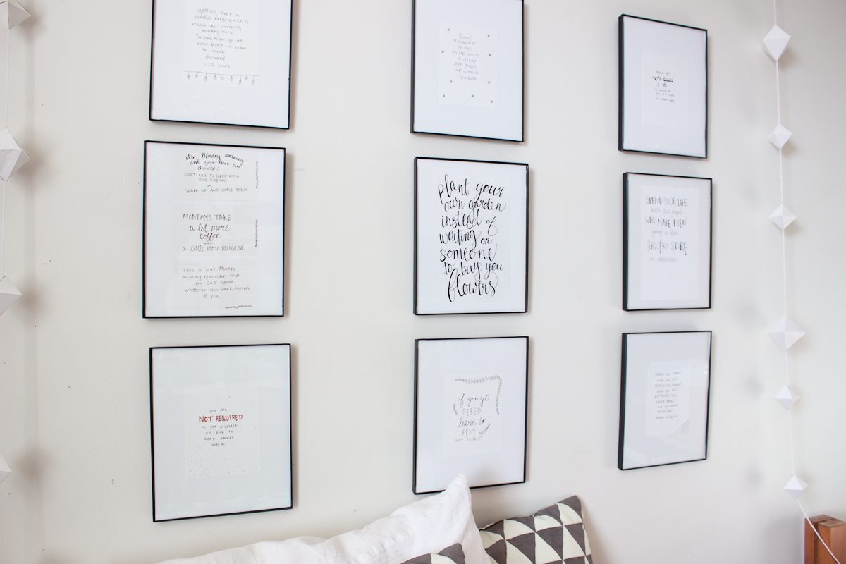 Looking to upgrade your dorm decor? Want to make your space appear more sophisticated and grown up? Check out how to use frames to upgrade your space.