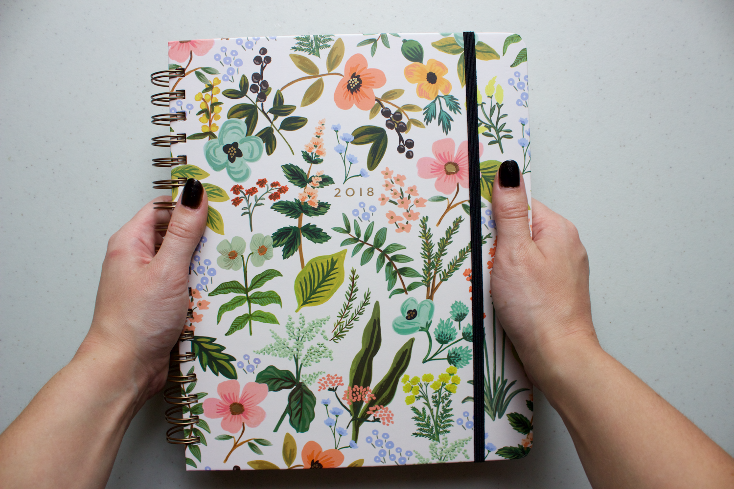 An in-depth review of Rifle Paper Co.'s 2018 planner. Perfect for college students, millennials, or busy moms. Stunning designs and great functionality. 