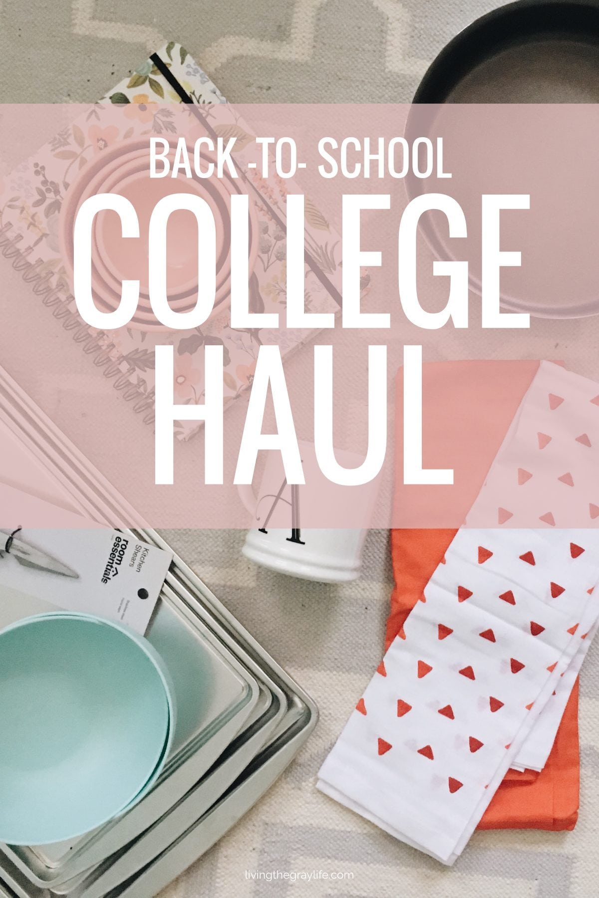 Back-to-school College Haul | College dorm room essentials