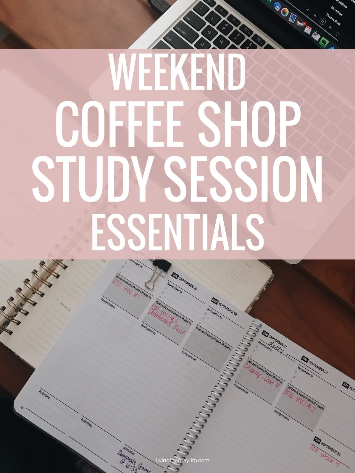 Weekend Coffee Shop Study Session Essentials
