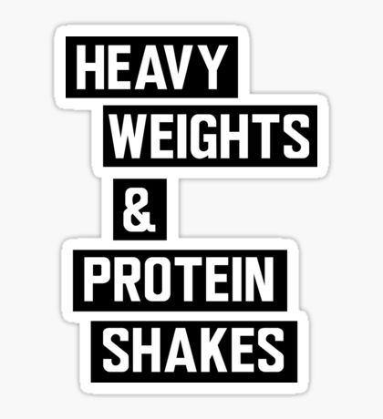 Heavy Weights Protein Shakes Redbubble